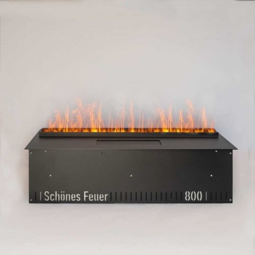 Электроочаг Schönes Feuer 3D FireLine 800 Pro со стальной крышкой в Сыктывкаре